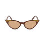 Leopard cat-eye sunglasses